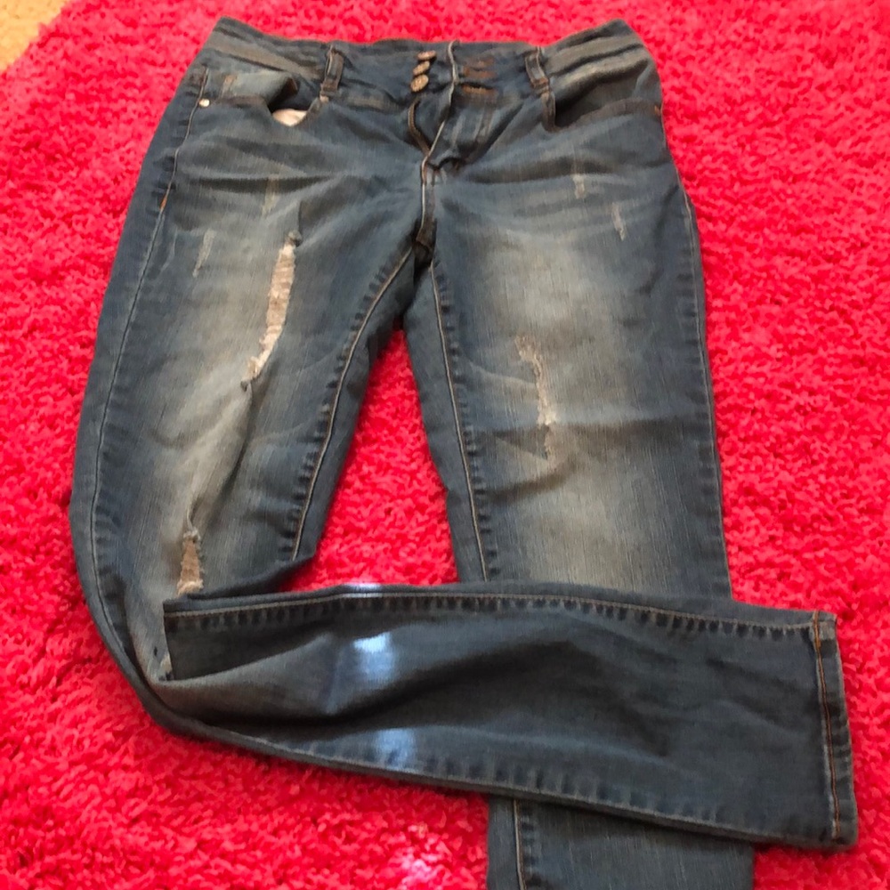 Blue Skinny Jeans